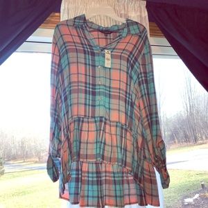 Plaid Button Down